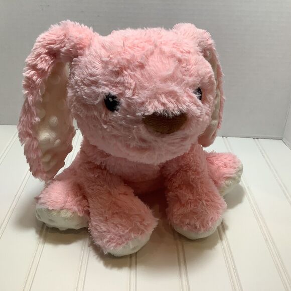 Spark Create Imagine Walmart  Pink Bunny Rabbit Plush Chime, Rattle, Crinkle - Picture 1 of 6